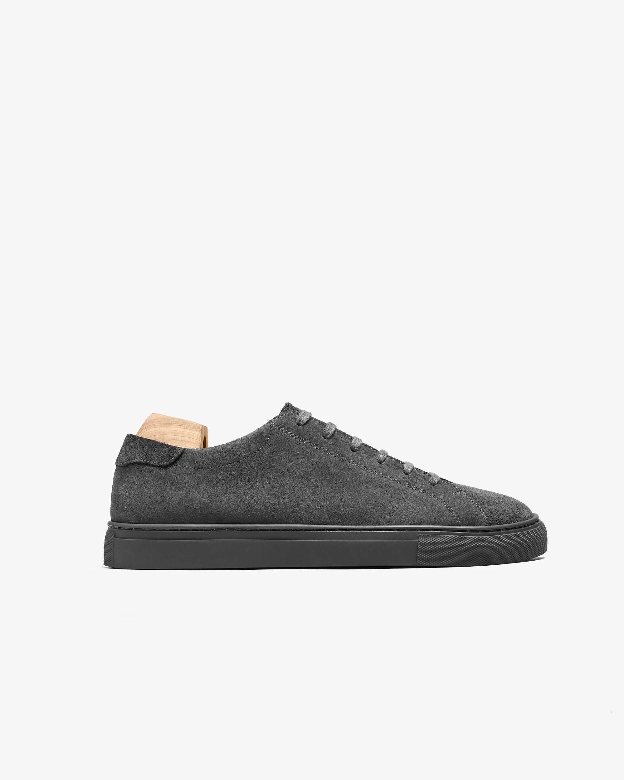 Oaxen Monochrome II – Dark Grey Suede Sneakers︱Myrqvist