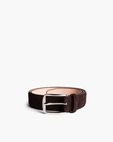Belt – Dark Brown Suede