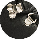 Duved – Black Waxed Suede