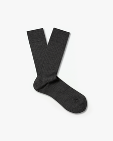Ludvig – Chaussettes en Laine Mérinos – Gris Foncé