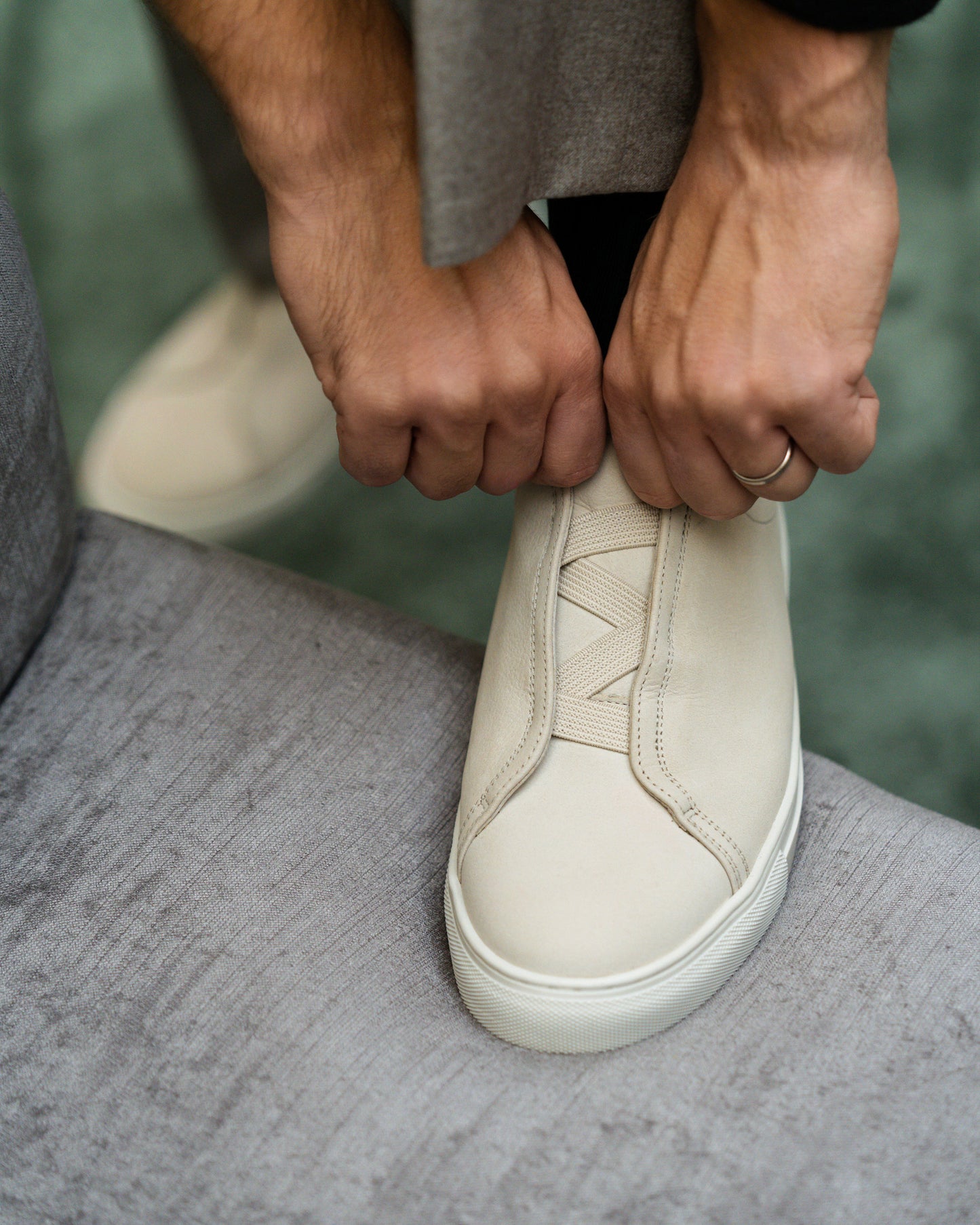 Alnö – Tumbled Beige Nubuck