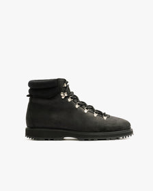 Duved – Black Waxed Suede