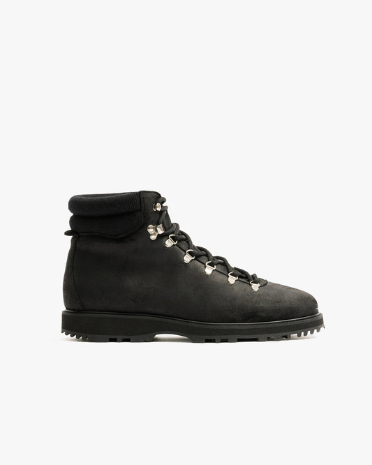 Duved – Black Waxed Suede