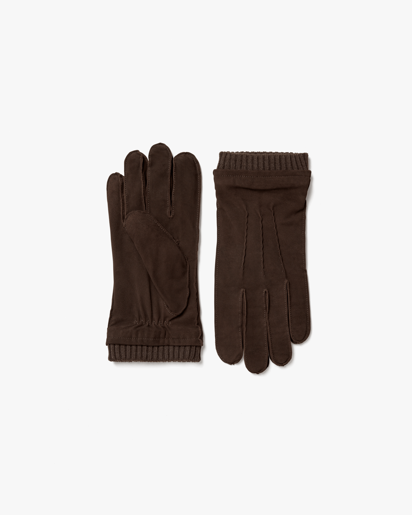Gloves – Dark Brown Suede