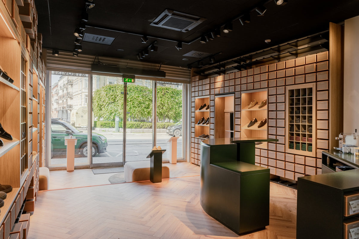 Myrqvist Oslo store interior on Valkyriegata 5