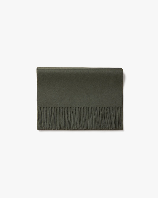 Wool Scarf – Dark Green