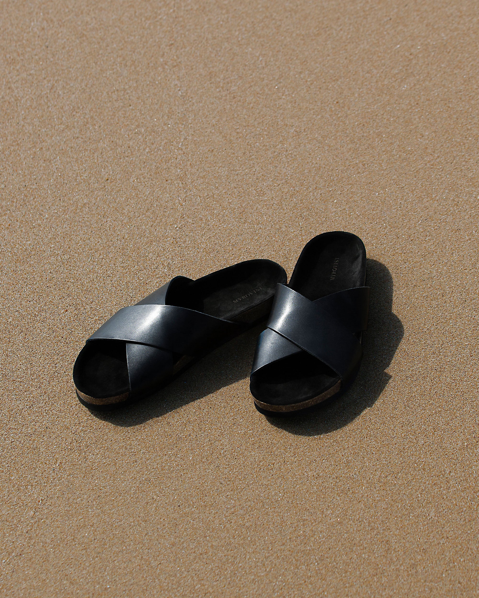 Solvik – Black Calf Leather | Summer Sandals︱Myrqvist
