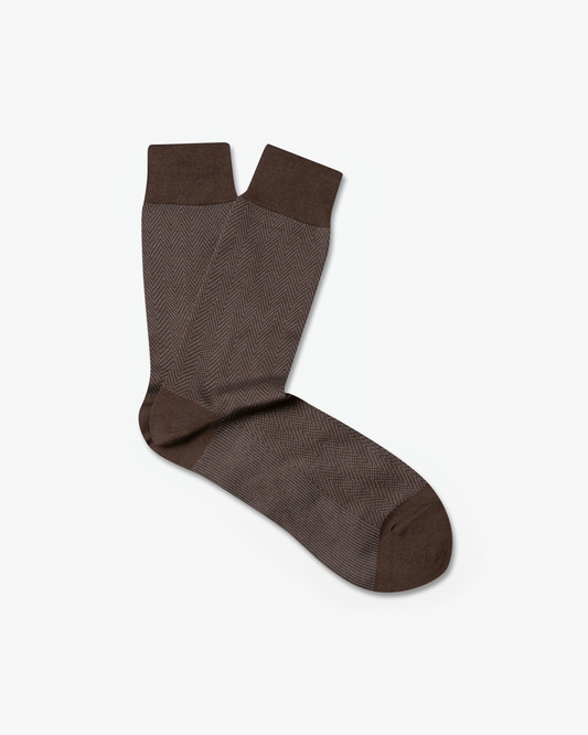 Arvid – Cotton Socks – Brown