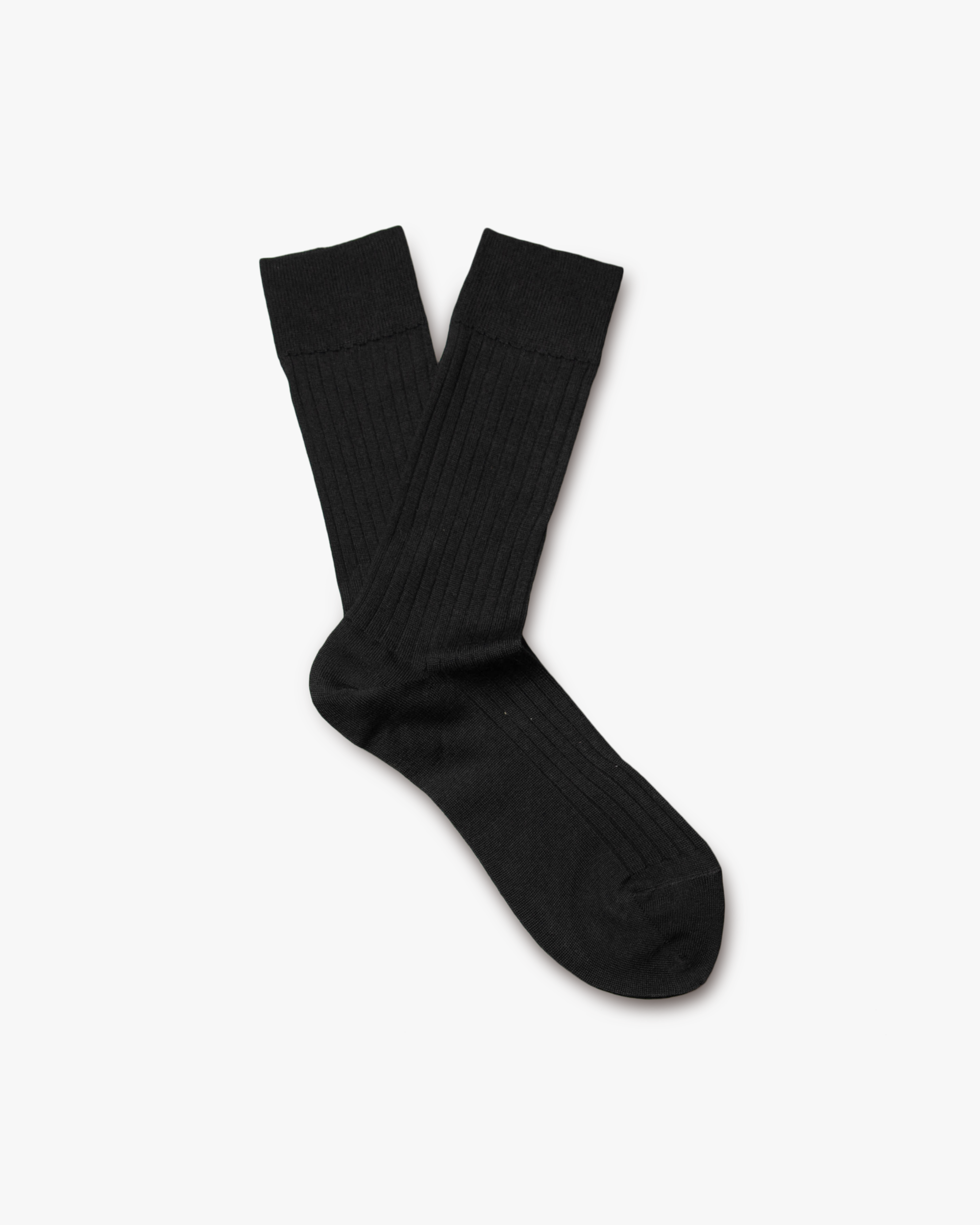 Ludvig – Merino Wool Socks – Black︱Myrqvist
