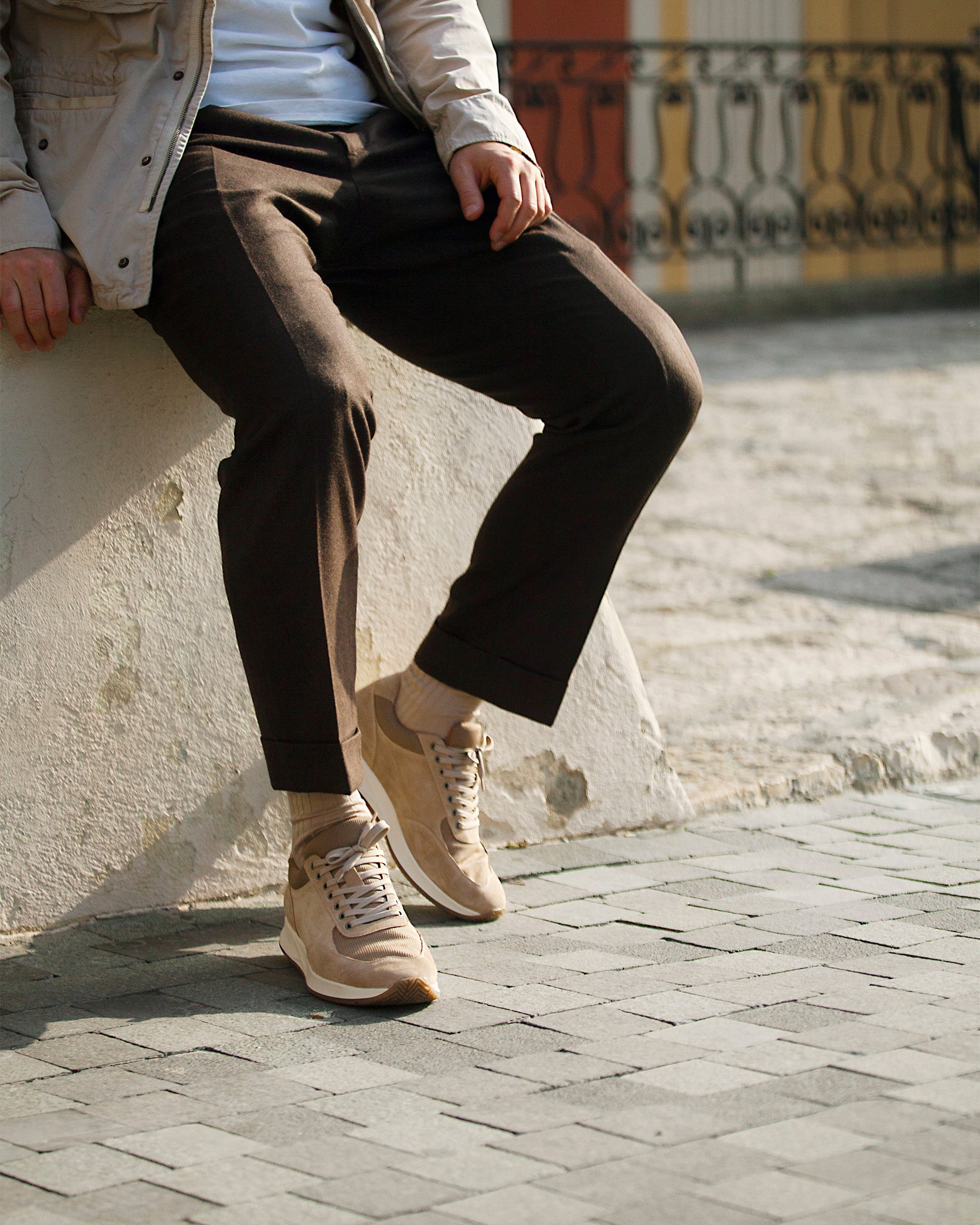 Stensund – Sand Suede - Main Image